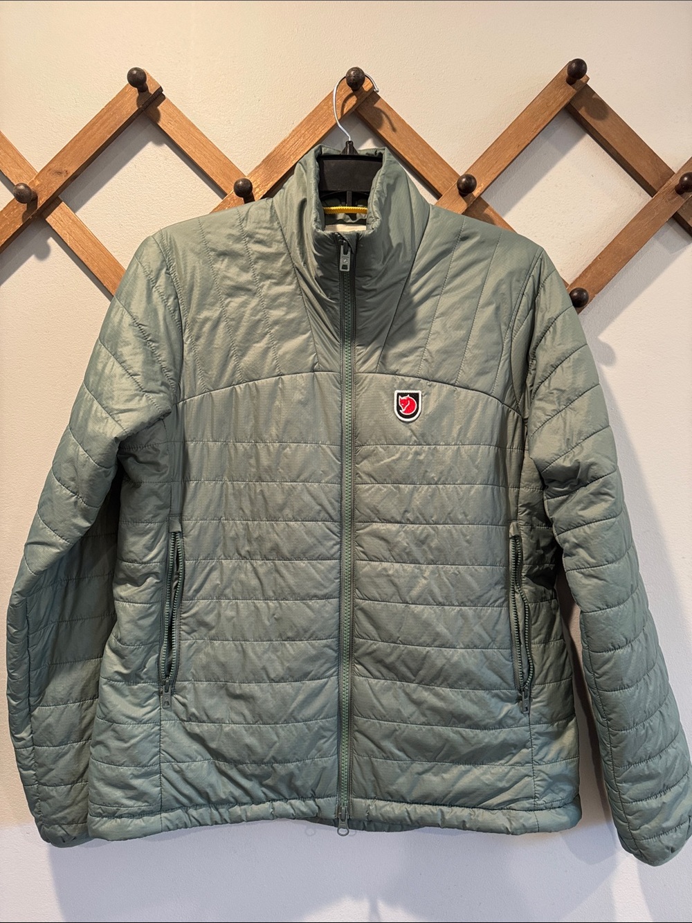 Fjallraven Olive Green Quilted Lightweight Jacket